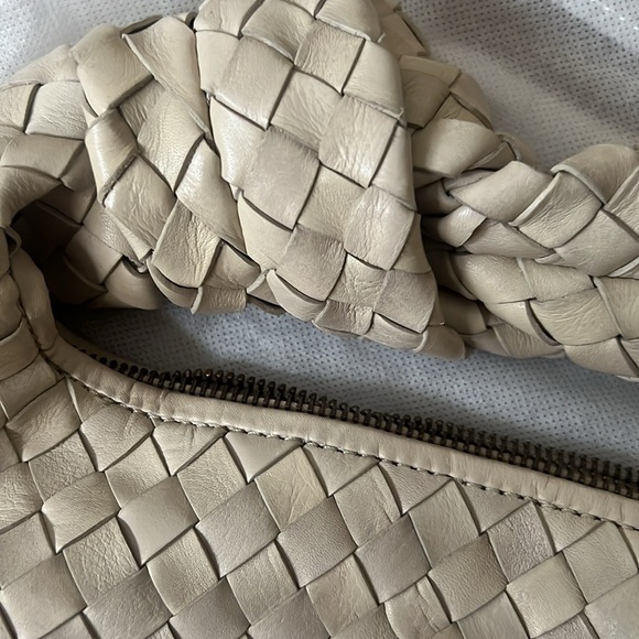 Genuine Leather Top Knot handbag - Picture 4 of 5